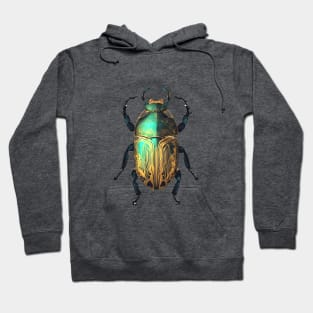 Green Scarab Beetle Hoodie